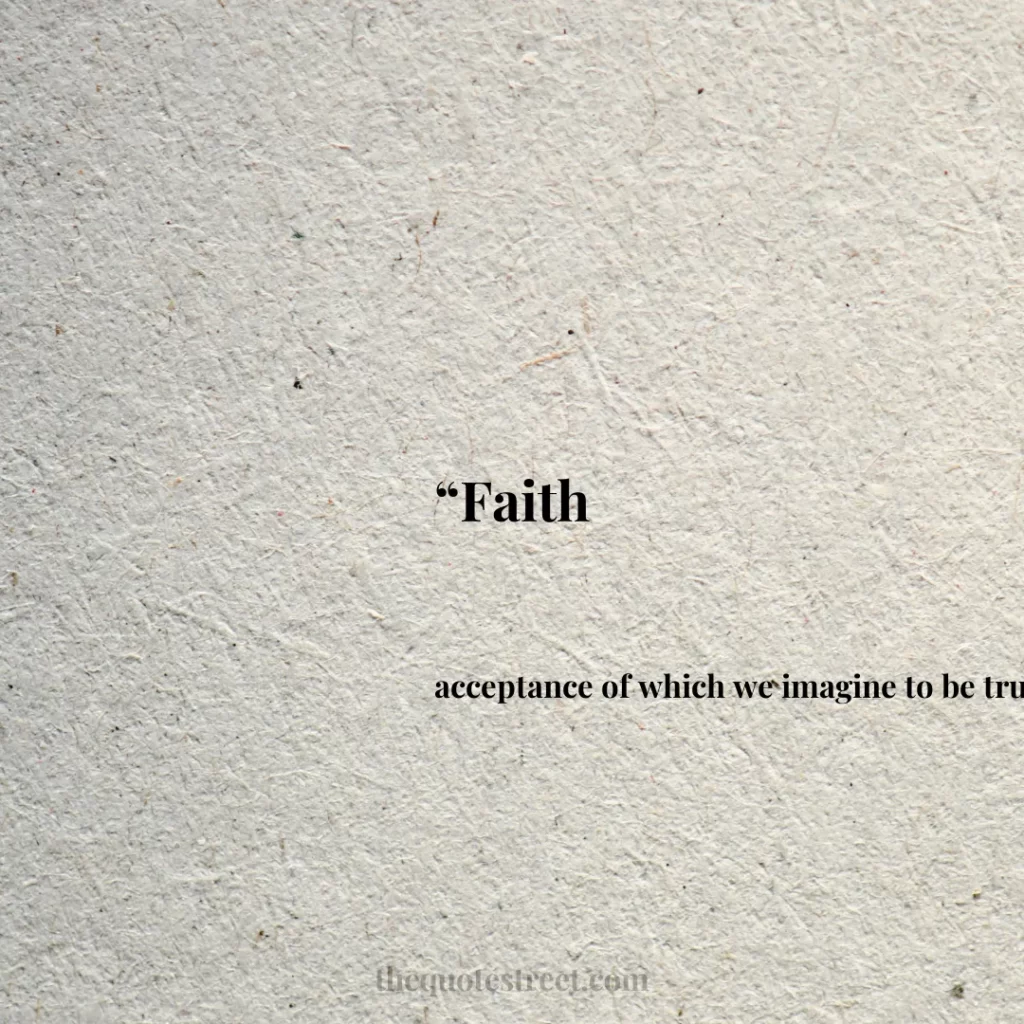 Faith