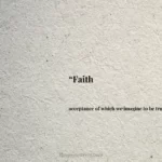 Faith