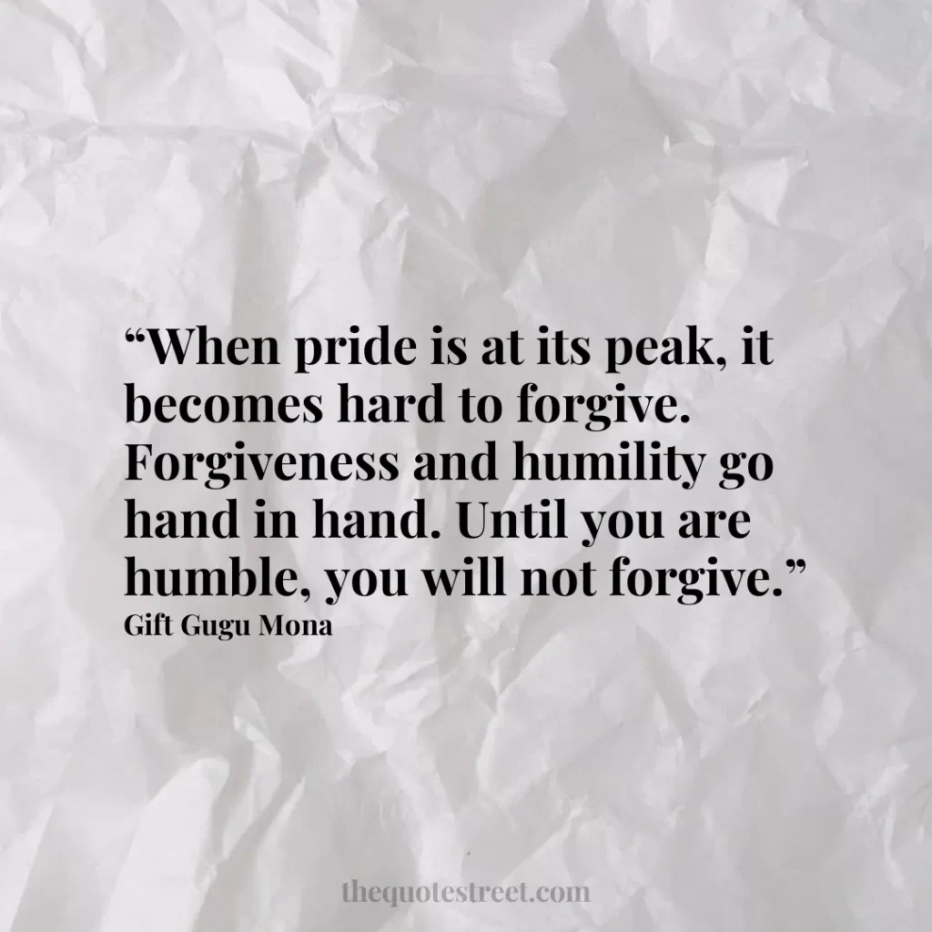 “When pride is at its peak