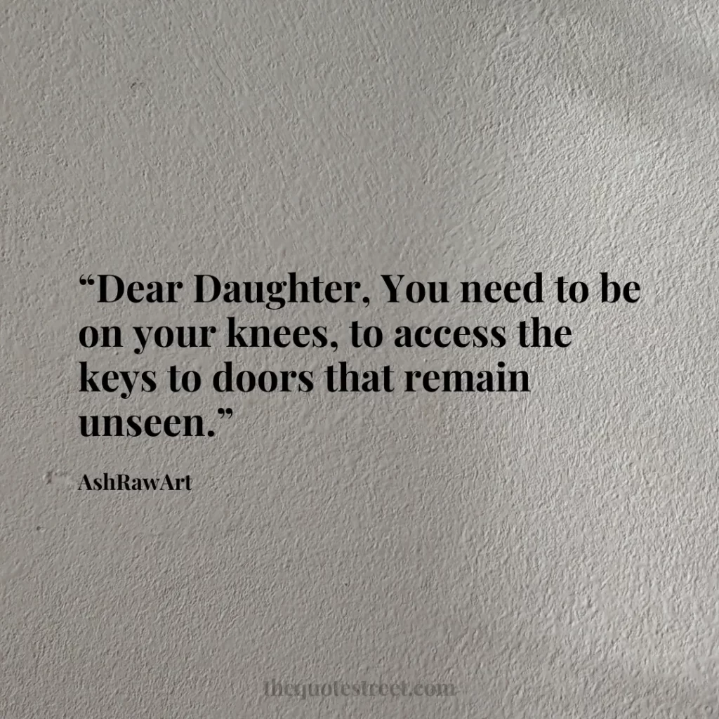 “Dear Daughter