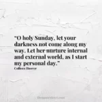 “O holy Sunday