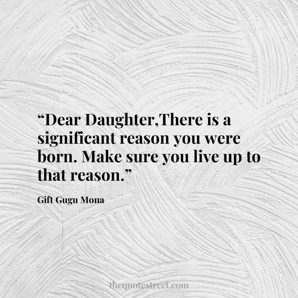 “Dear Daughter