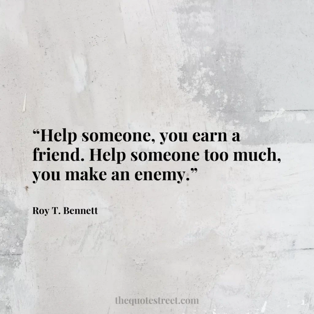 “Help someone