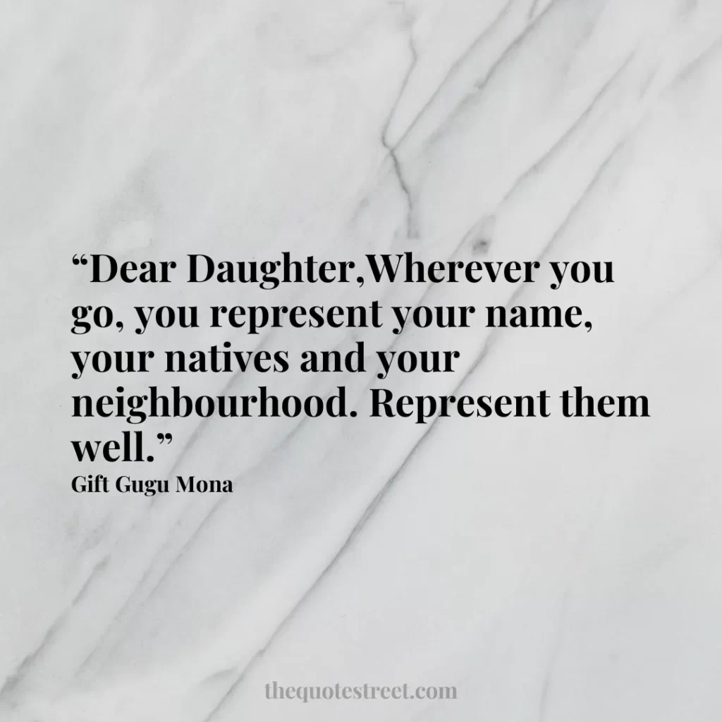 “Dear Daughter