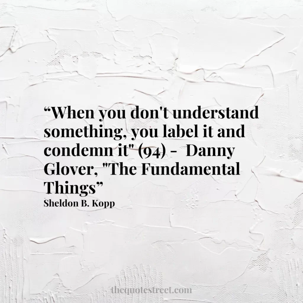 “When you don't understand something