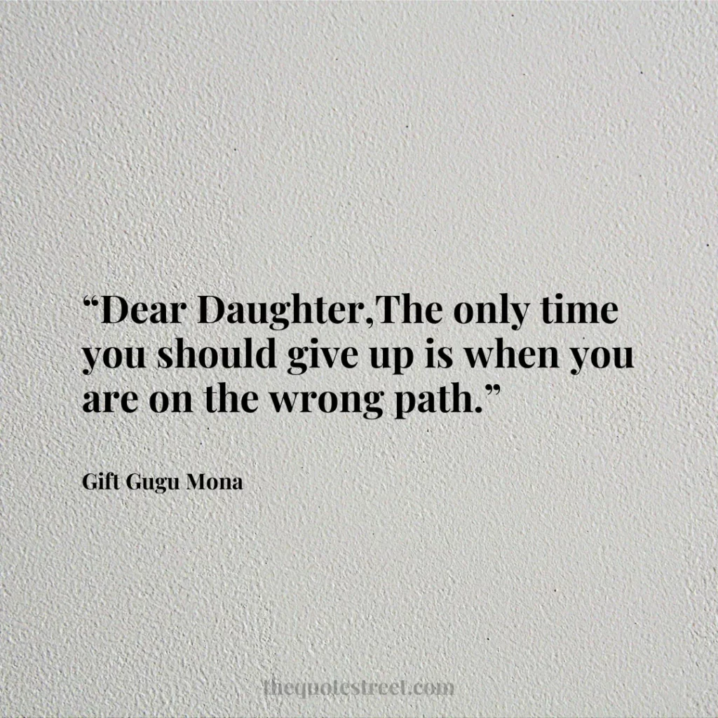“Dear Daughter