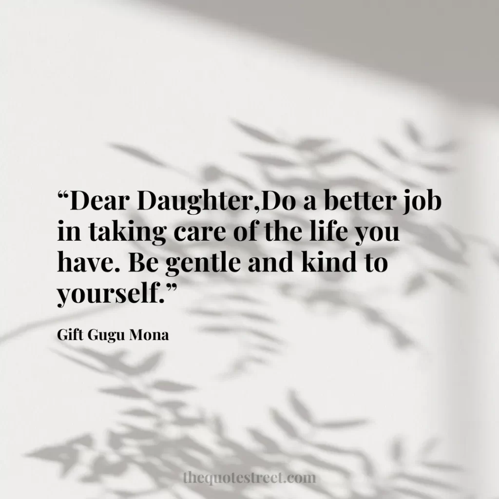 “Dear Daughter