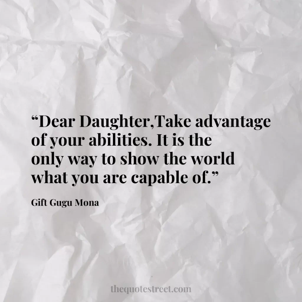 “Dear Daughter