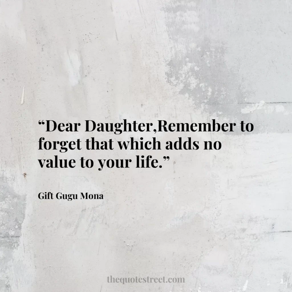 “Dear Daughter