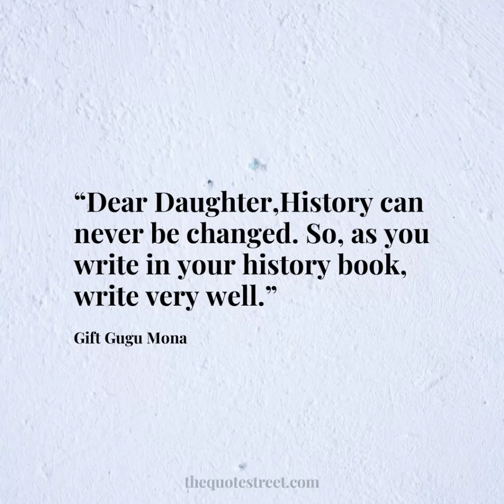“Dear Daughter