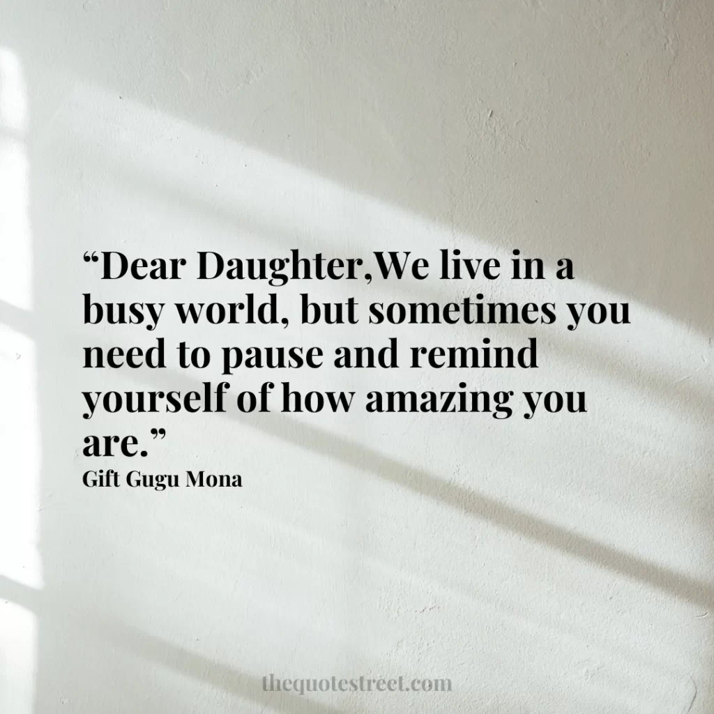 “Dear Daughter