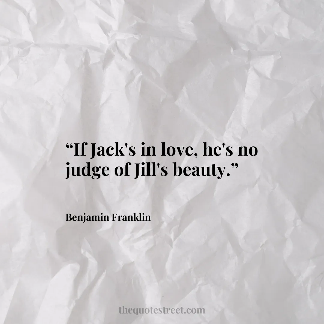 “If Jack's in love