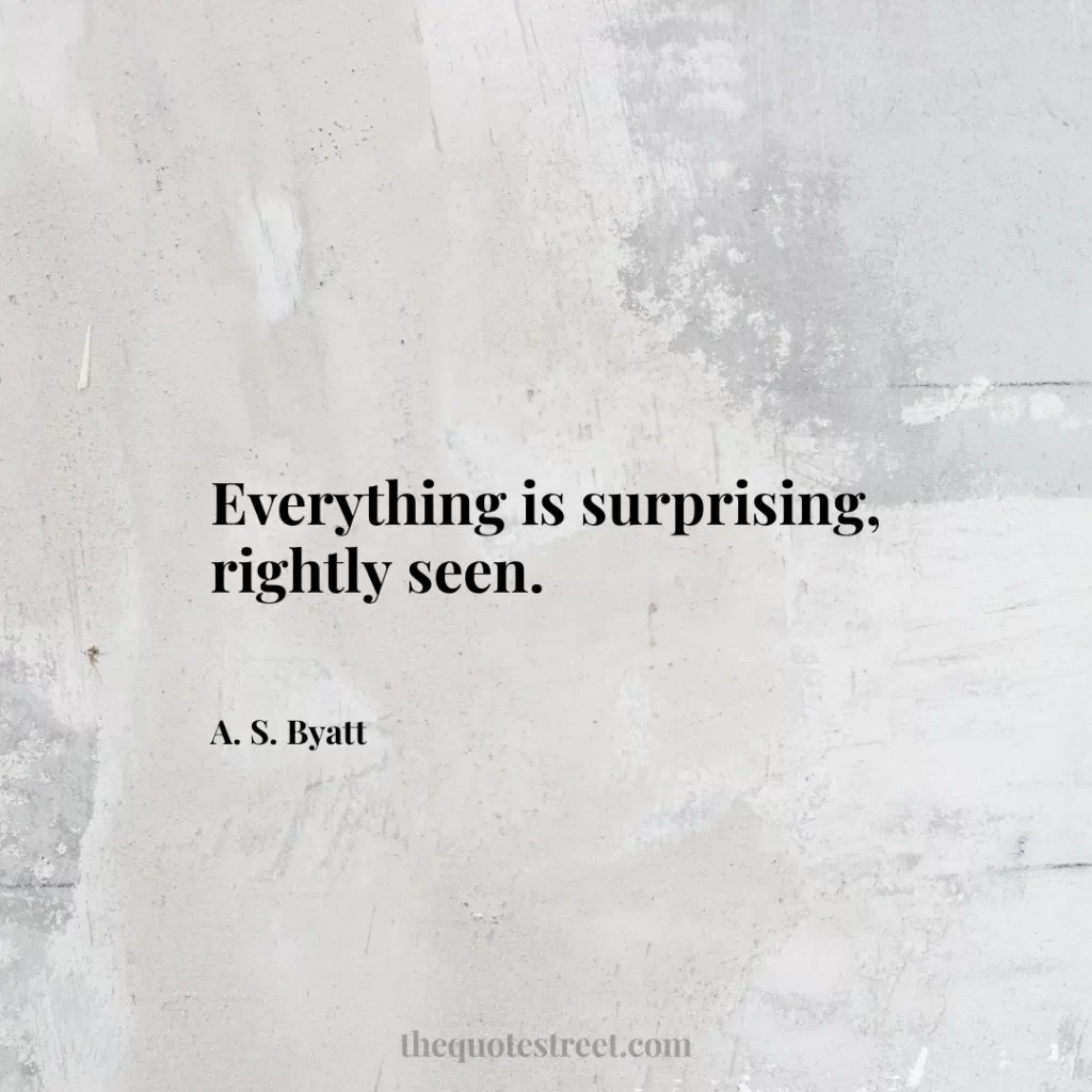 Everything is surprising