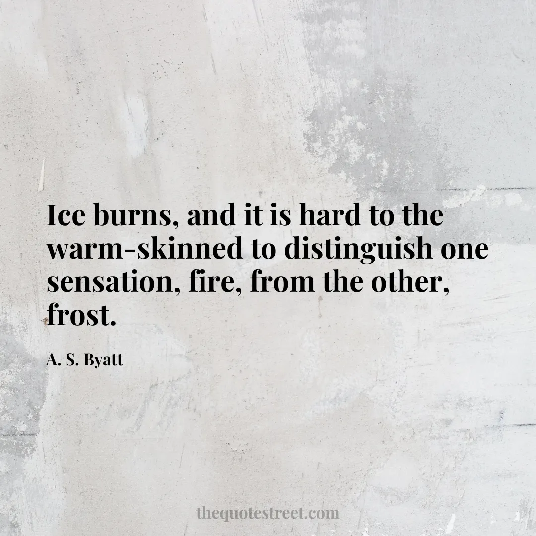 Ice burns