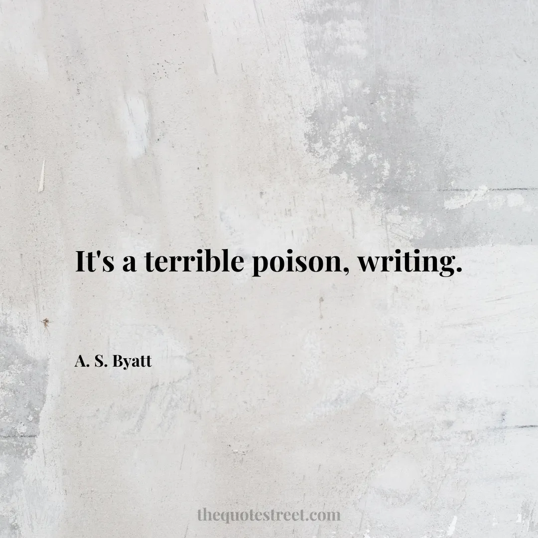 It's a terrible poison