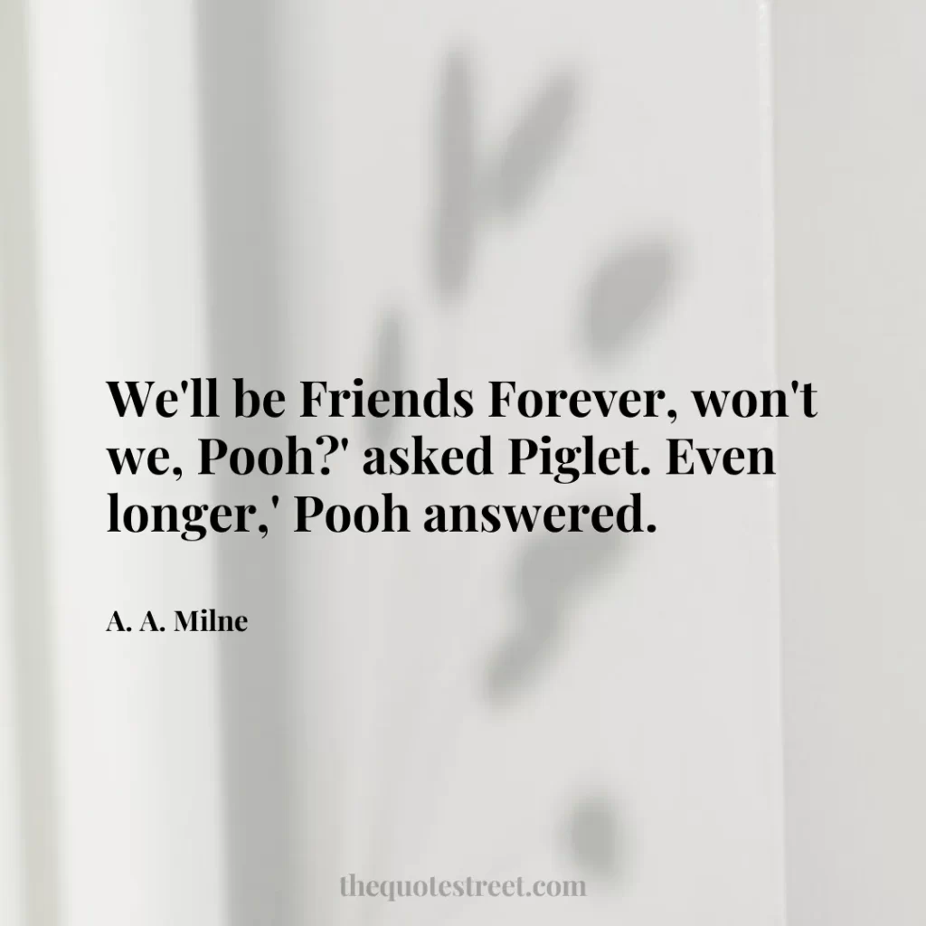 We'll be Friends Forever