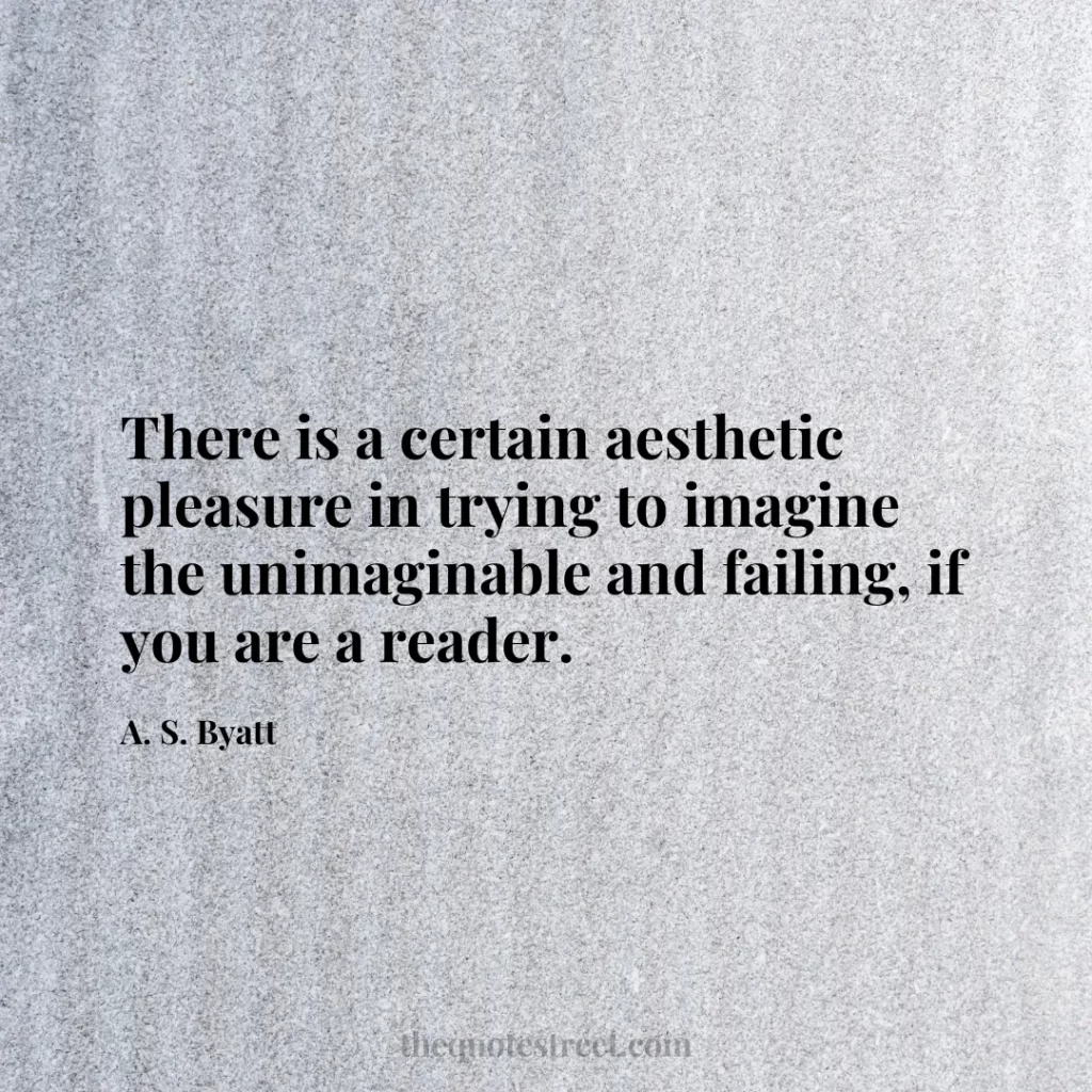 There is a certain aesthetic pleasure in trying to imagine the unimaginable and failing