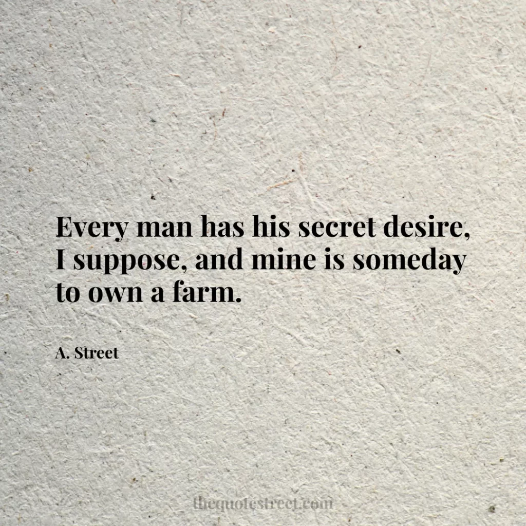 Every man has his secret desire
