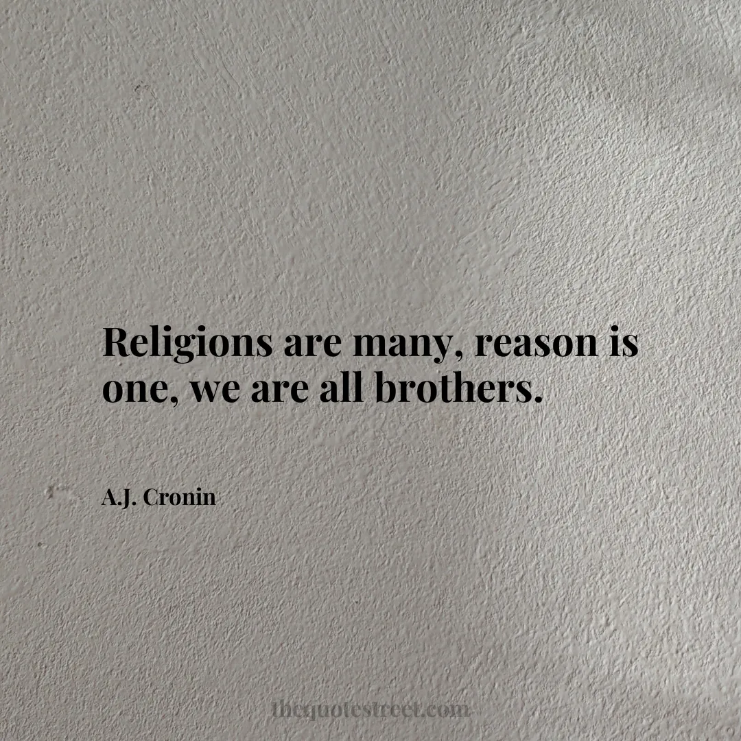 Religions are many