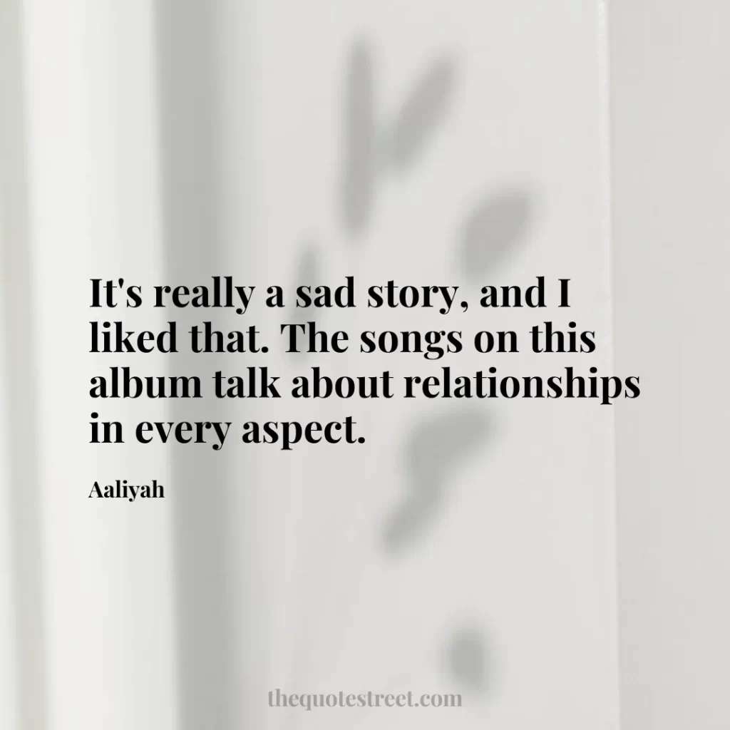 It's really a sad story