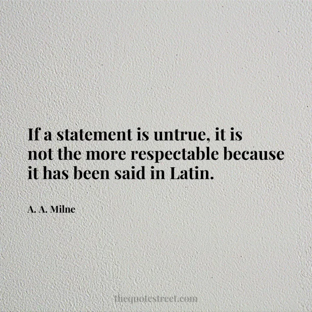 If a statement is untrue