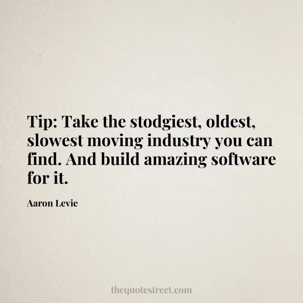 Tip: Take the stodgiest