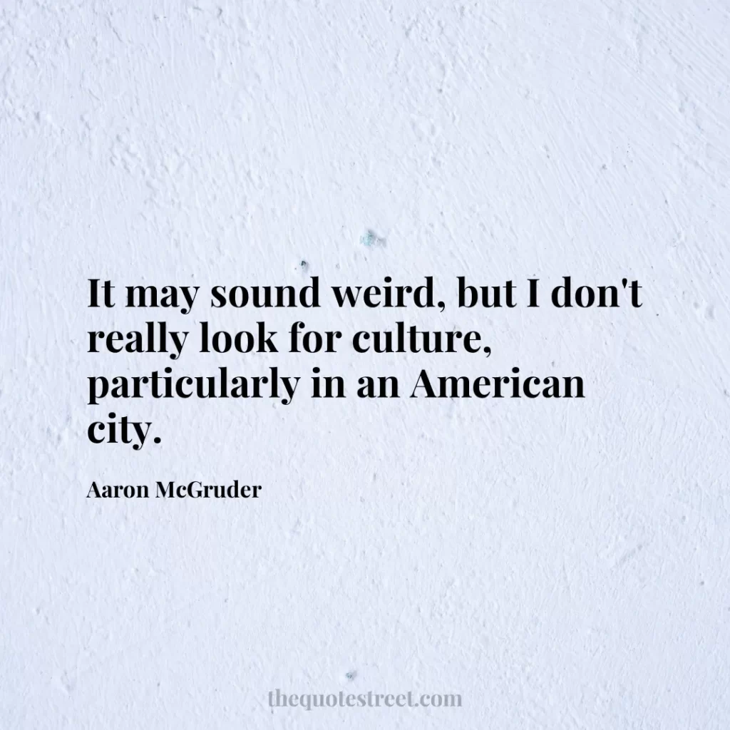 It may sound weird