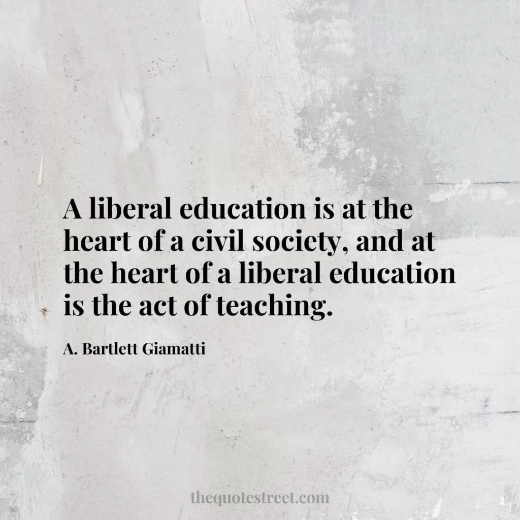 A liberal education is at the heart of a civil society