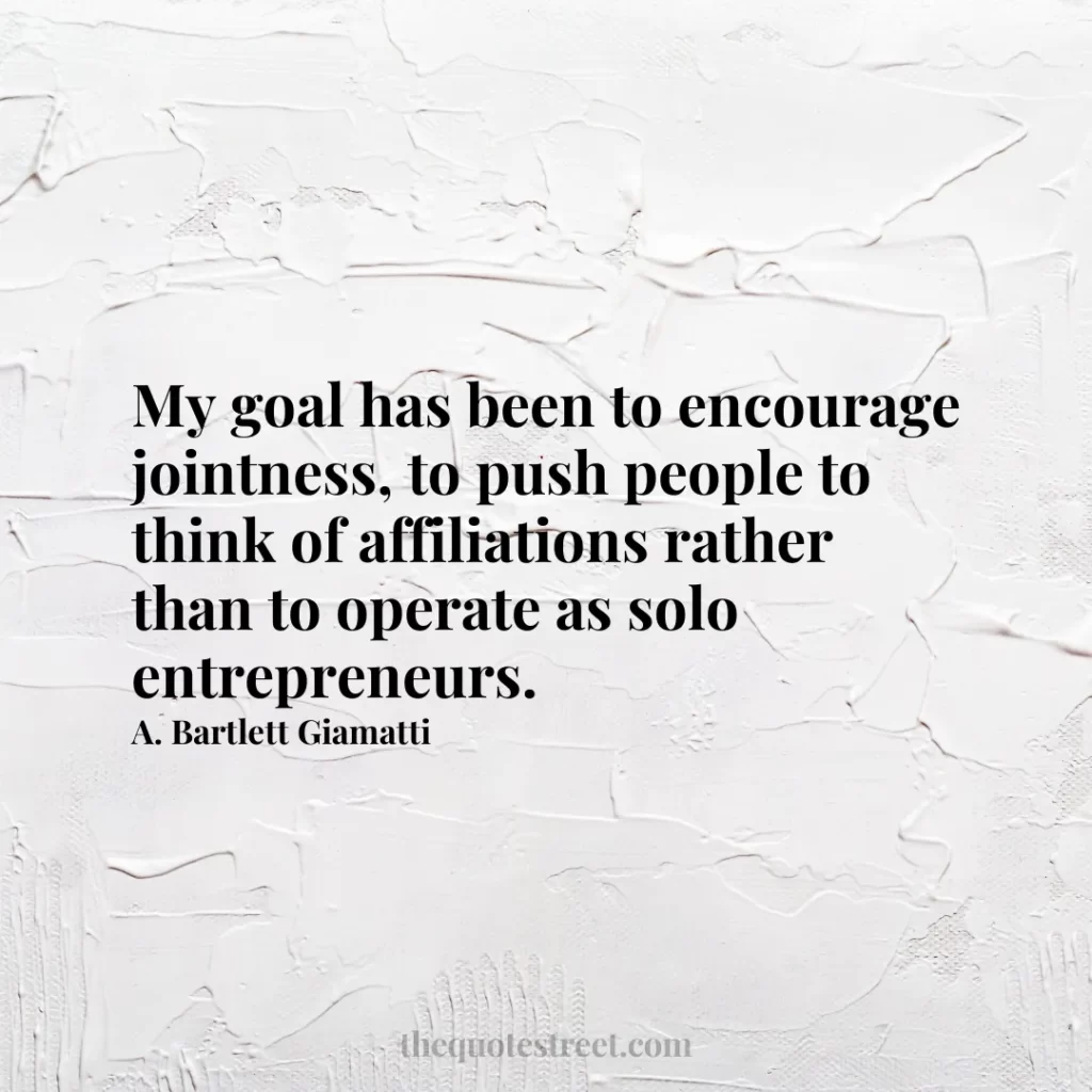 My goal has been to encourage jointness