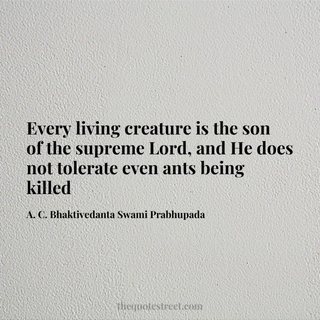 Every living creature is the son of the supreme Lord