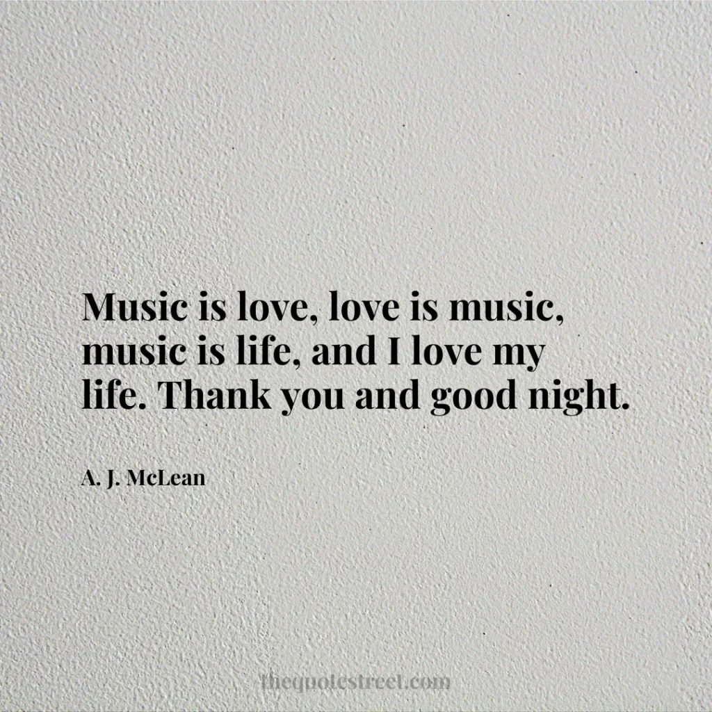 Music is love
