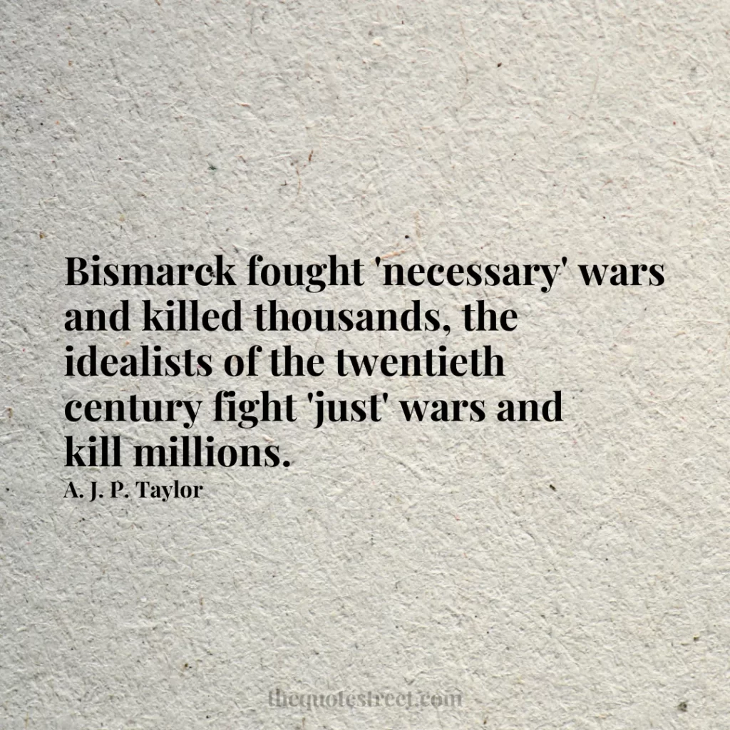 Bismarck fought 'necessary' wars and killed thousands