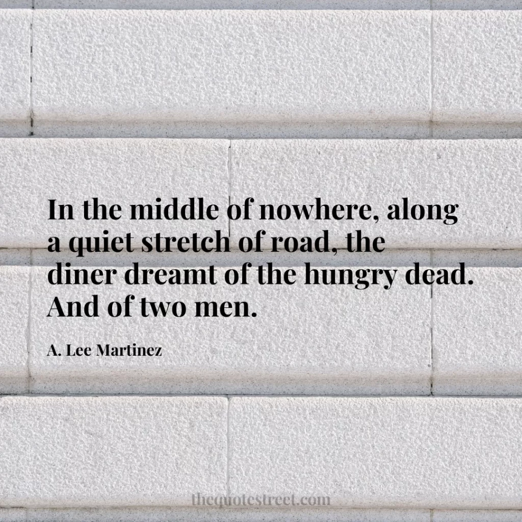 In the middle of nowhere