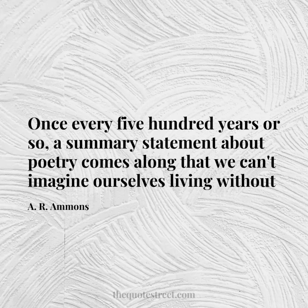 Once every five hundred years or so