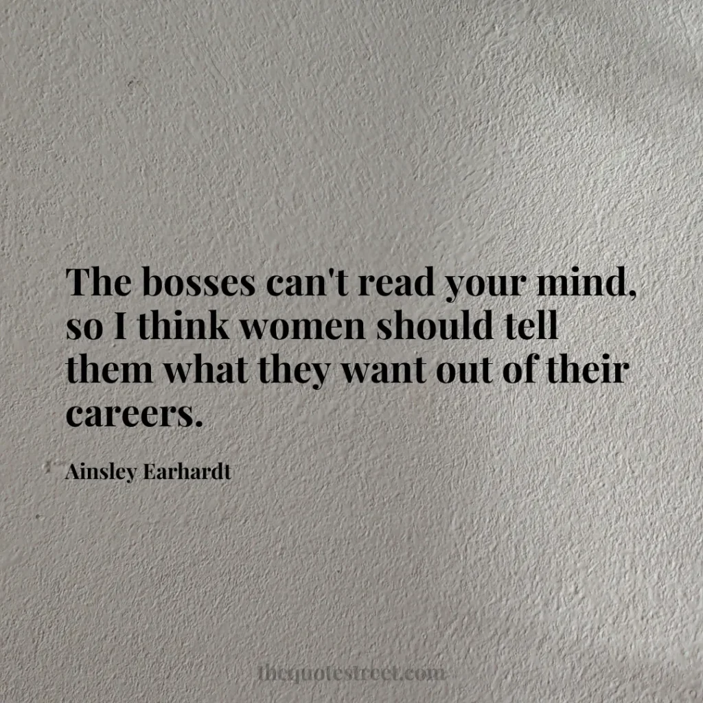 The bosses can't read your mind