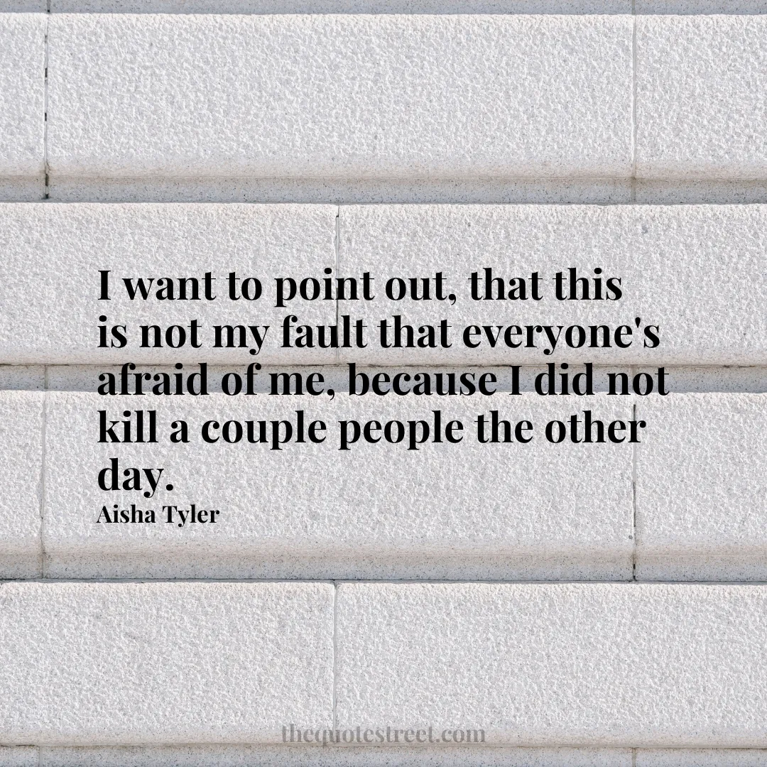 I want to point out