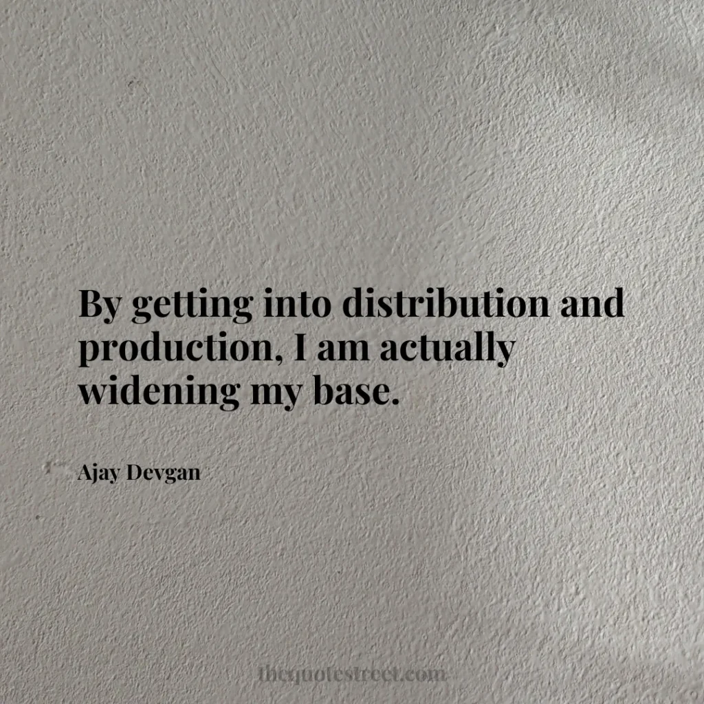 By getting into distribution and production