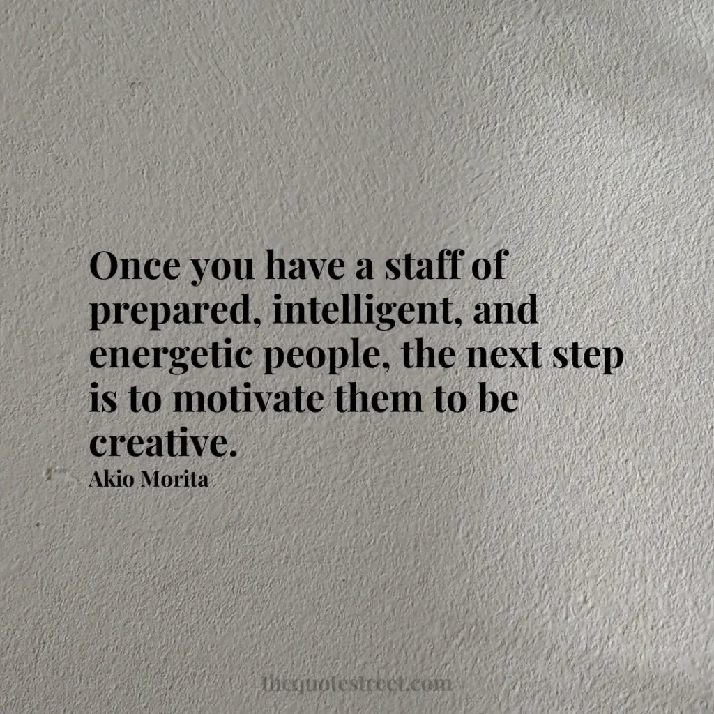 Once you have a staff of prepared