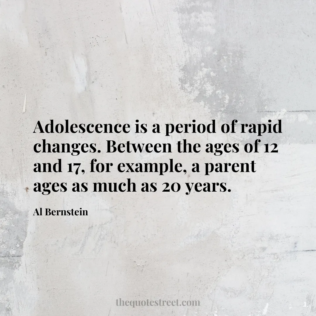 Adolescence is a period of rapid changes. Between the ages of 12 and 17