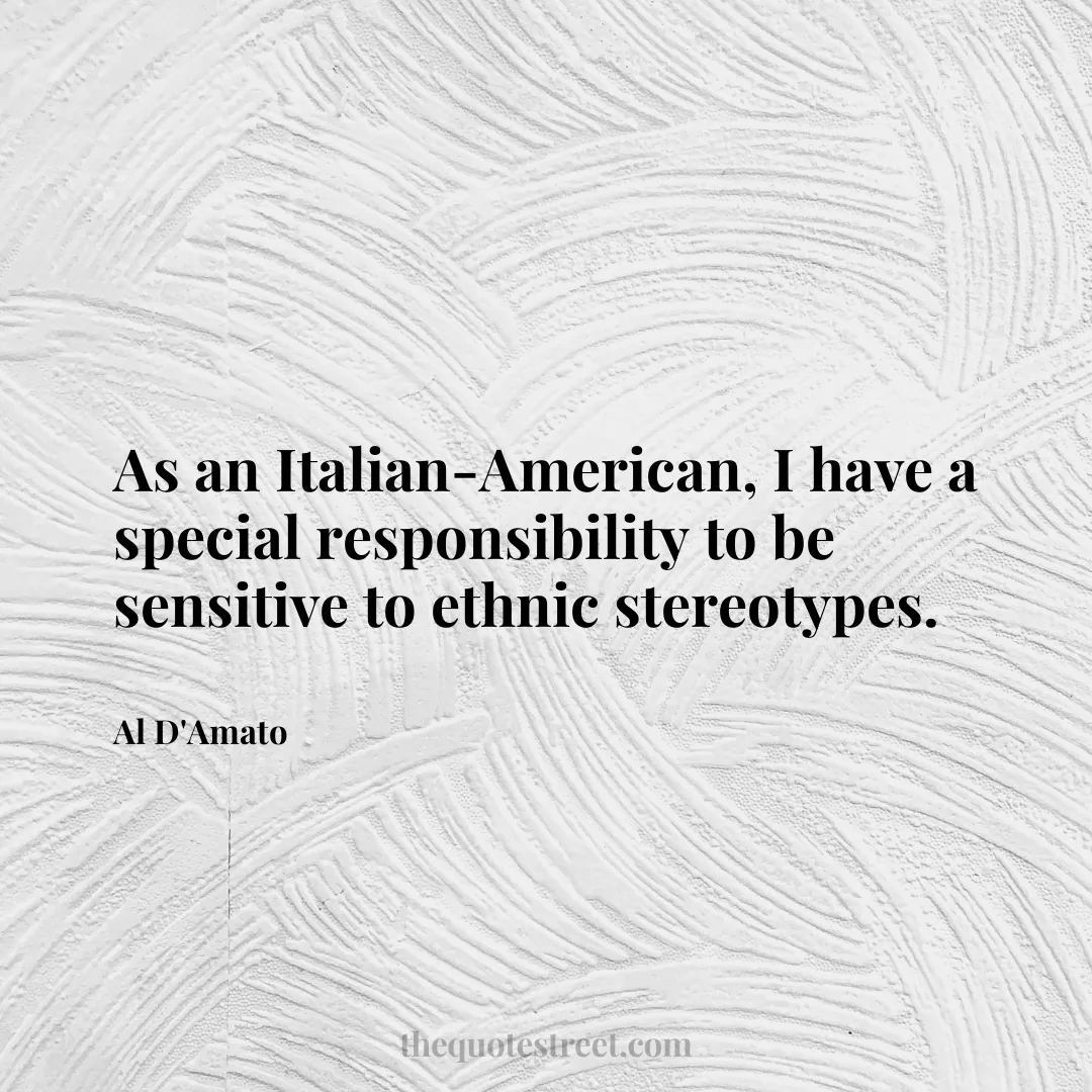 As an Italian-American