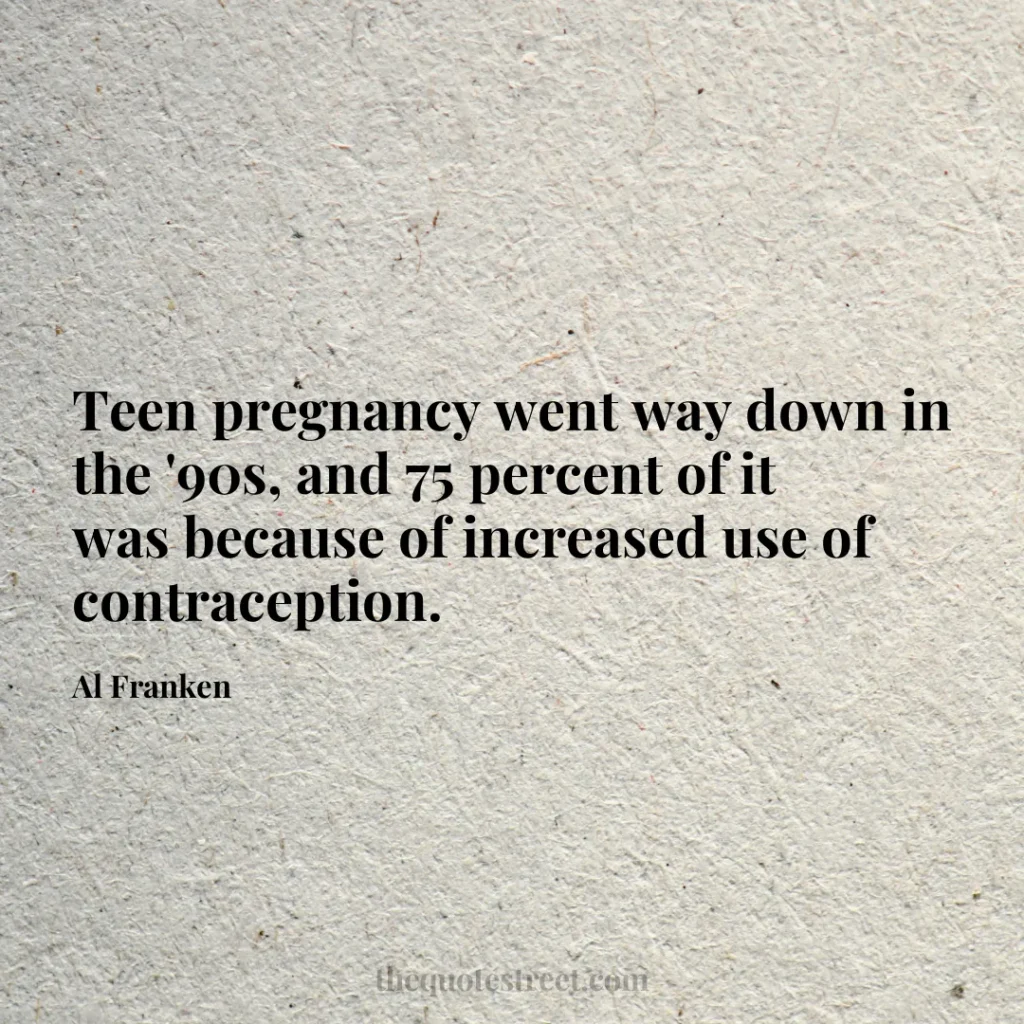 Teen pregnancy went way down in the '90s