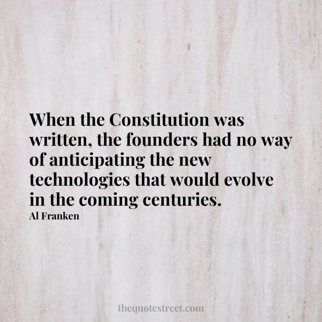 When the Constitution was written