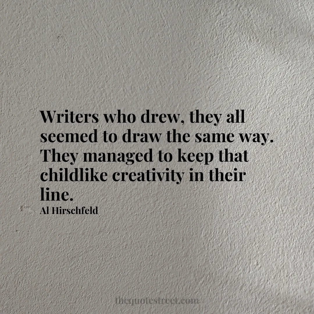 Writers who drew