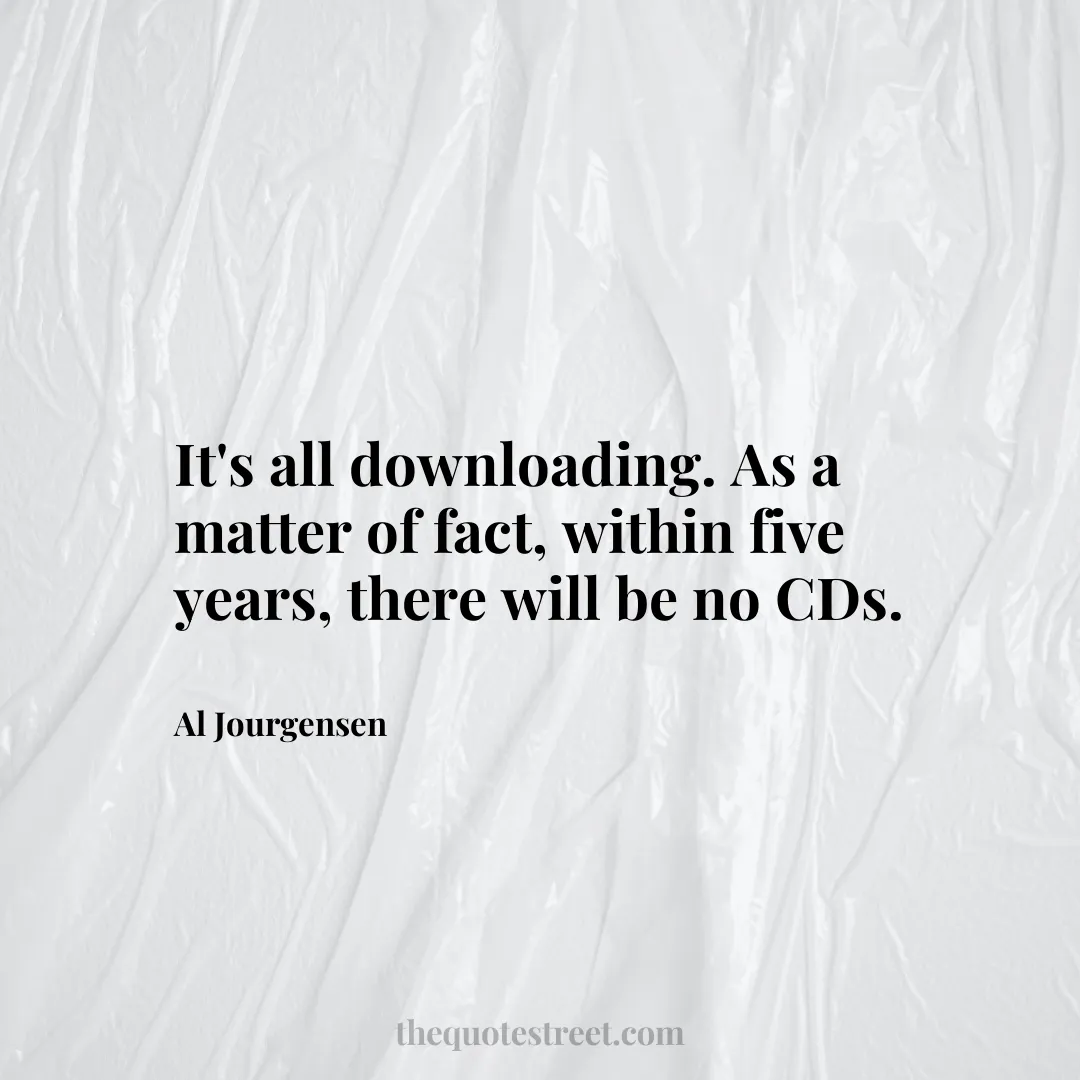 It's all downloading. As a matter of fact