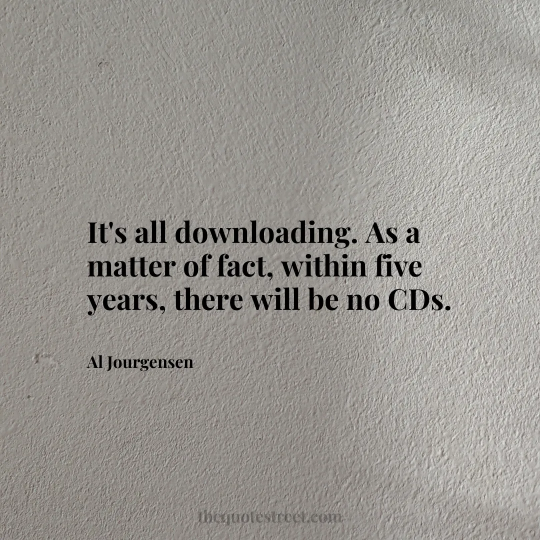It's all downloading. As a matter of fact