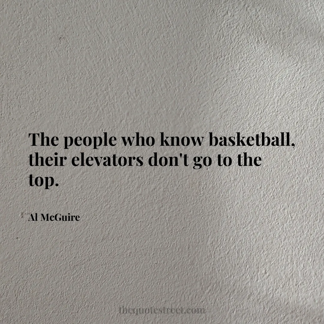 The people who know basketball