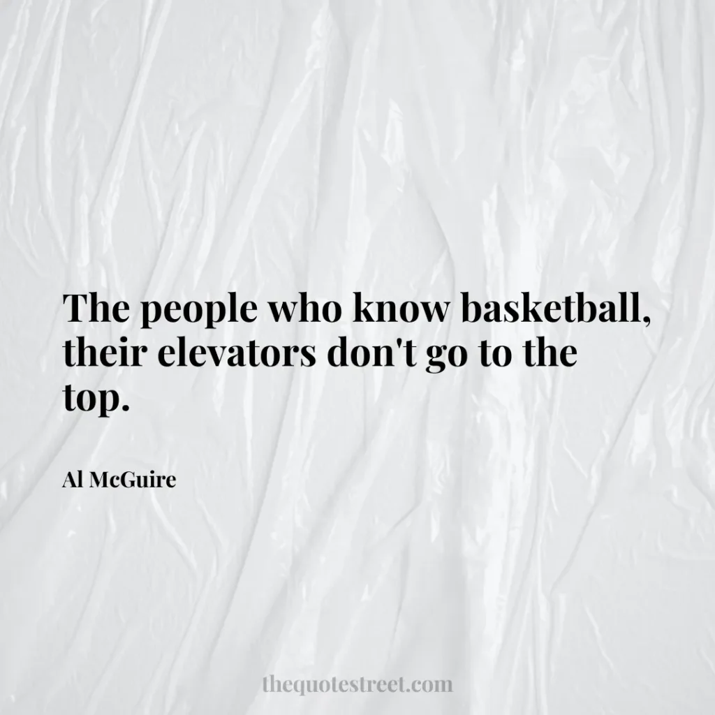 The people who know basketball