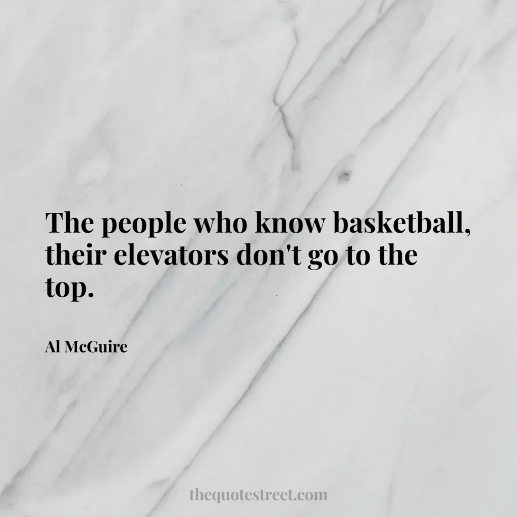 The people who know basketball