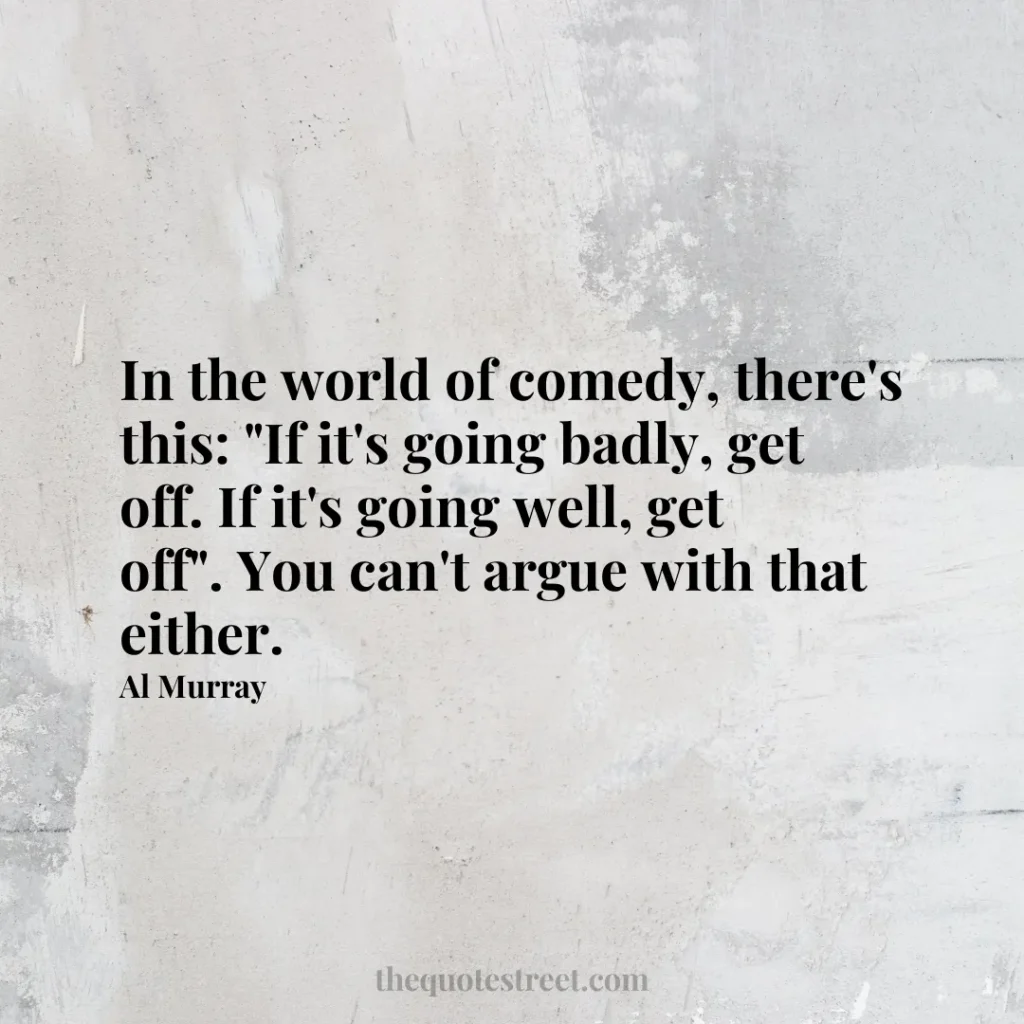 In the world of comedy