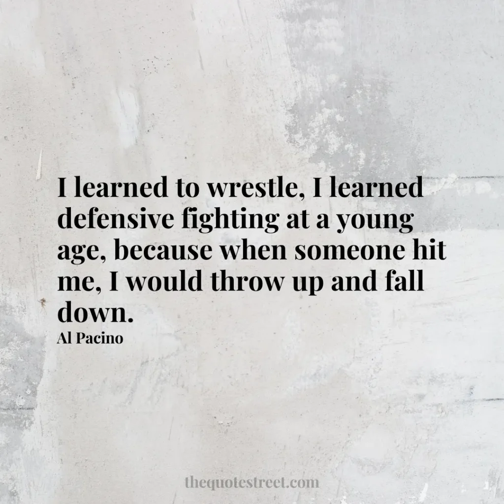 I learned to wrestle